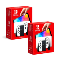 【Nintendo 任天堂】Switch OLED白色主機+Sports運動+玻璃保護貼(運動套件任選二)
