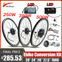 36V Electric Bike Conversion Kit 250W/350W/500W Front Rear Hub Moter Wheel Ebike Conversion Kit Accessories for Mountain Bike