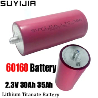 New 2.3V Lithium Titanate Lithium Titanate Battery 30Ah 35Ah 10C Discharge Car Power Battery Cell Replacing 66160 Power Battery