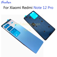 New Back Cover Battery Door For Xiaomi Redmi Note 12 Pro Repair Parts For Redmi Note12 Pro Housing Back Cover