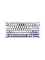F75 คีย์บอร์ดไร้สาย Gasket Mechanical Keyboard 3IN1 Size 75% - Purple