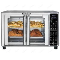 6-Slice Digital Toaster Oven Air Fryer with 19 One-Touch Presets, Stainless Steel Electric Oven Pizza Oven