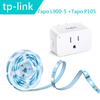TP-Link L900-5 WiFi 智慧燈條 + TP-Link Tapo P105迷你Wi-Fi智慧插座