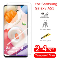 For Samsung Galaxy A51 A51 5GScreen Protector Tempered Full Cover Screen Flim Phone 9H Flim Front HD Flim For Samsung Galaxy A51