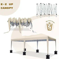 Heavy Duty EZ Pop Up Canopy 10'x20' Wedding Party Tent Folding Gazebo