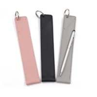Leather Anti-scroll Pouch Cap Stylus Pen Cover For IPad Apple Pencil Case Holder Holder Nib Cover Tablet Touch Pen Protective