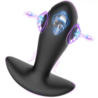 Vibrating Butt Plug Prostate Massager, Wearable Small Butt Plug Remote Control Vibrator, But Plug Prostate Toy Dual Flapping Vi