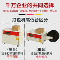 瑞立 打包機捆扎帶收緊一體全自動捆扎機半自動紙箱打捆機包裝袋封箱機雙電機電動打包機打帶機器捆綁扎束帶