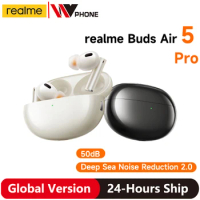 Global Version realme Buds Air 5 Pro TWS Earphone 50dB Active Noise Cancelling LDAC Wireless Headphone наушники беспроводные