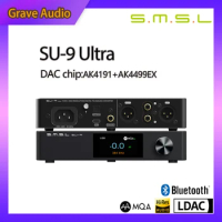 SMSL SU-9 ULTRA Pre-Amplifier MQA Bluetooth 5.0 Decoder SU-9U AK4499EX DAC SU-9ULTRA Audio Desktop USB DAC Support LDAC APTX HD