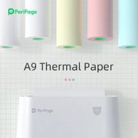 PeriPage Original A9 A9S A9PRO A9MAX 77x30mm Universal Thermal Paper Label Paper Sticker Thermal Pocket Mini Wireless Printer HQ