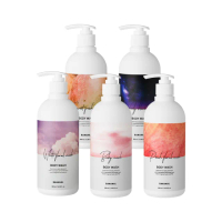 【BANANAL】韓國植物萃取香氛沐浴乳500ml(水潤保濕/含有蘆薈汁/玻尿酸/透明膠狀質地/5款香味任選)