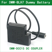 DMW-DCC15 DC Coupler Power Connector DMW-BLH7 Dummy Battery for Panasonic DMC-GM1 DMC-GM5 DMC-GF7 DMC-GF8 DMC-LX9 DMC-LX10