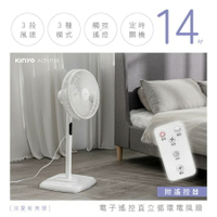 KINYO 電子遙控直立循環電風扇 ACF-1138 (預購6月到貨)