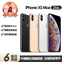 Apple A級福利品 iPhone XS MAX 256G 6.5吋(贈充電組+玻璃貼+保護殼)