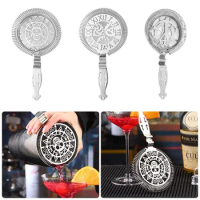 Skull and Mechanical Watch Bar Strainer Sprung Cocktail Strainer Stainless Steel Deluxe Strainer Bar Tools Wine Accessories