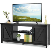59" TV Stand Media Console Center w/ Storage Cabinet for 65" TV