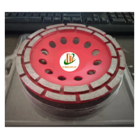 Diamond Cup 7 inch double raw/mata gerinda 7 inch/mata Grinding epoxy - double raw