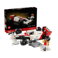 【LEGO樂高】Icons 10330 McLaren MP4/4 &amp; Ayrton Senna(麥拉倫 賽車模型 艾爾頓．冼拿)