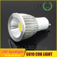 100PC Super Bright GU 10 Bulbs Light Dimmable Led Warm/White 85-265V 7W 12W 15W GU10 COB LED lamp light GU 10 led Spotlight
