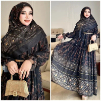 RAMADHAN SALE!! Gamis Shellasaukia Set Hijab Shellasaukia ORi Terbaru Gamis Haji ORi By Shellasaukia