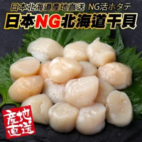 【海肉管家】日本北海道NG干貝10包(5-11顆_約100g/包)