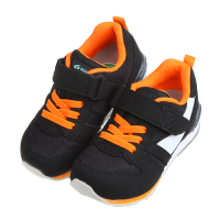 【布布童鞋】Moonstar日本Hi系列橘黑色兒童機能運動鞋(I2K1S6D)