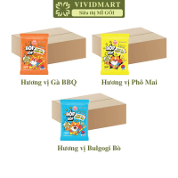 [THÙNG 30 GÓI] - OTOKI - Snack mì khô gà Bốp Bốp 3 vị: Bulgogi bò, Gà BBQ, Phô mai, Snack Bốp Bốp Ot
