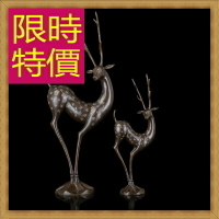 銅雕擺件梅花鹿-(大)歐洲現代家居擺設雕塑工藝品61ac4【義大利進口】【米蘭精品】