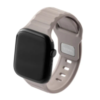 【beepio】悠遊錶帶 2.0 拓荒者｜矽膠系列- 高雅灰(悠遊卡錶帶 悠遊卡 apple watch錶帶 38/40/41/42mm)