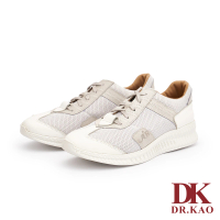 【DK 高博士】漸層異材質拼接空氣鞋 89-3110-50 白