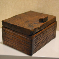 詩瑪哈泰國手工藝品木雕收納盒飾品盒桌面擺件實木名片盒方形創意