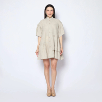 RZ FASHION.ID DRESS LEORA || DRESS WANITA ELEGAN - KATUN BORDIR PREMIUM Casual Panjang Pesta Lembut 
