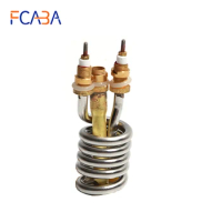 FCABA Electric Faucet Heating Element 220V 3000W/3300W Instant Hot Water Heater Parts Stainless Steel Heating Equipment