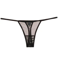 Sexy Women's Thongs Sheer G-strings Underwear Black Transparent Panties Lingerie