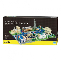 【LETGO】現貨 正版公司貨 Nanoblock 日本河田積木 NB-047 法國 巴黎 DX豪華版 世界主題建築系列