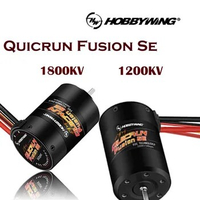 HobbyWing QuicRun Fusion SE New Waterproof Brushless Motor 1200kv 1800kv Built in 40A ESC 2 in 1 for RC 1/10 RC Climbing Car