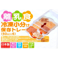 日本製 SKATER 離乳食冷凍分裝盒/副食品冷凍儲存盒(附蓋)50mlX6格＊夏日微風＊｜夏日微風↘限時下殺