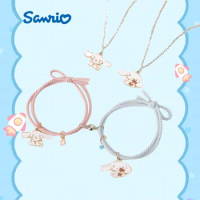 Sanrio Kuromi Bracelet Action Anime Figures Mymelody Cinnamoroll Bracelet Cute Cartoon Pendant Ornaments Couple Ornaments Gifts