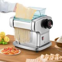 Electric Pasta Maker Automatic Noodle Machine Fresh Pasta Dough Roller Stainless Steel Food Processors Kitchenaid Knife Making