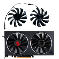 NEW CF1010U12S FDC10U12S9-C RX 5700、5700XT GPU FAN，For PowerColor Red Dragon Radeon RX 5600XT、5700、5700XT Video card cooling fan