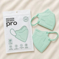 KN95 Protective Mask Non Medical 5 Layer Masker Non Medis 1 Box @10PCS KN95-HijauMint