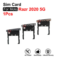 Sim Card Sim Tray Holder Socket Slot For Motorola Moto Razr 2020 5G Repair Replacement Parts
