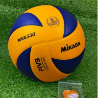 BOLA voli MIKASA MVA330 Grade Ori Pres mesin kualitas turnamen
