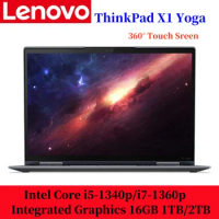 2023 Lenovo ThinkPad X1 Yoga Laptop 360° Touch Sreen Intel Core i5-1340p/i7-1360p Integrated 16GB 1TB/2TB 14inches Notebook PC