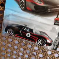 hotwheels hw porsche 918 spyder spider hitam black