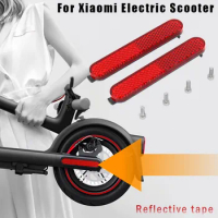 Electric Scooter Wheel Cover Protect Shell Decoration Shells For Xiaomi Pro2 1S M365 Mi3 Reflector Cover Safety Reflective Strip