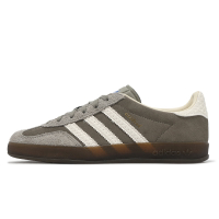 adidas 休閒鞋 Gazelle Indoor 男鞋 女鞋 灰 白 復古 低筒 情侶鞋 愛迪達 IF1807