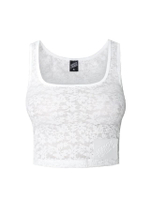 MERGE X SABINA ผู้หญิง เสื้อกล้ามลูกไม้ Deva - สีขาว