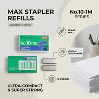 ISI STAPLES MAX NO.10 / MAX NO.10 / ISI STAPLES MAX (PCS)